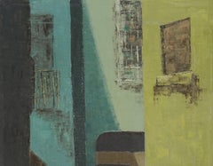 Mid Century Mexican Street Scene -- Jardin Del Arte