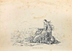 Desolation - Lithograph by Hector Le Roux - Late-19th Century