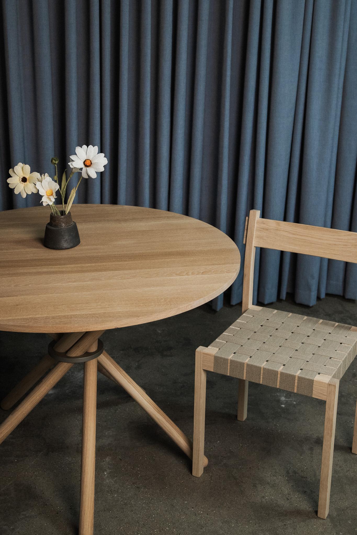 Hector Light Oak Dining Table 105 by Eberhart Furniture Neuf - En vente à Geneve, CH