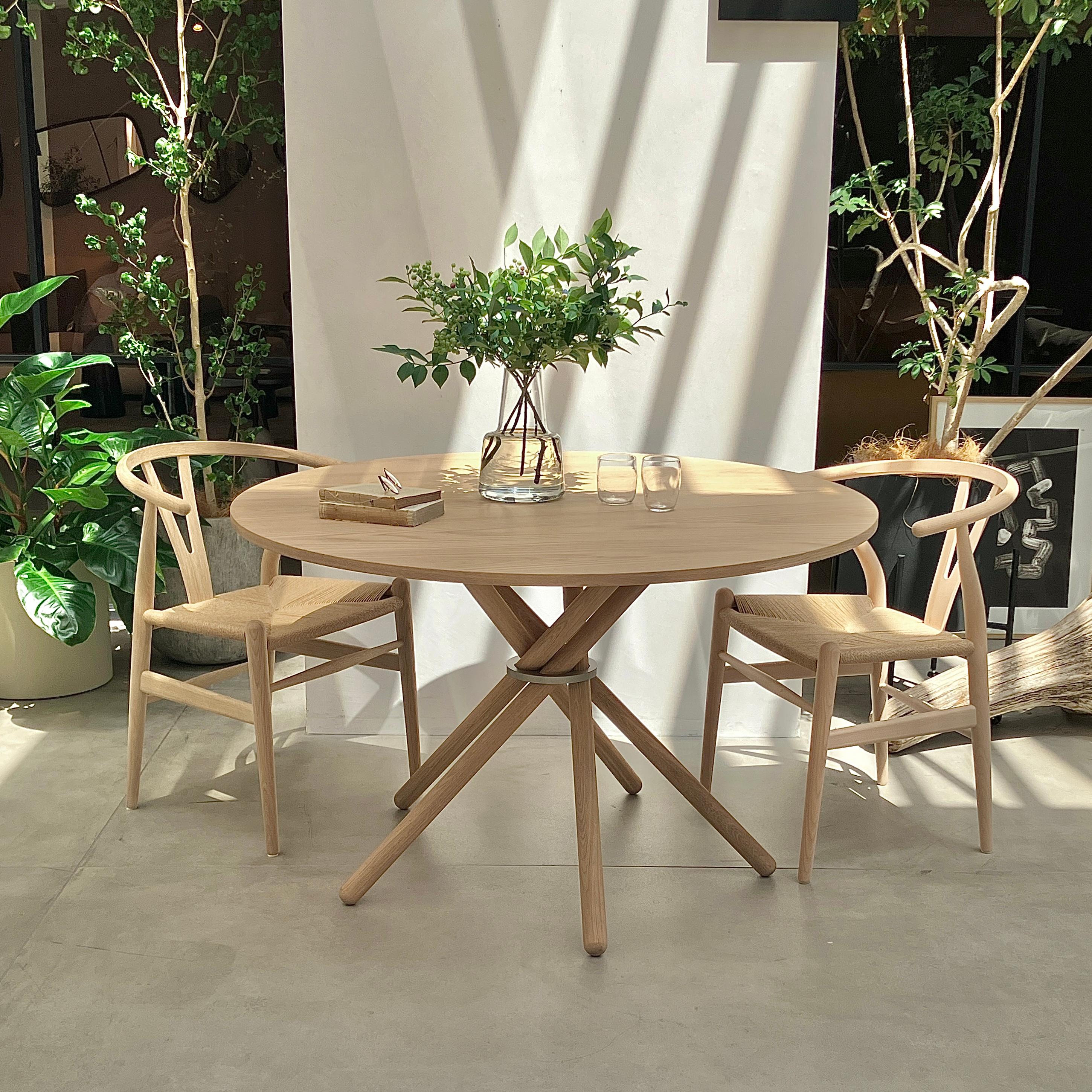 Hector Light Oak Dining Table 120 by Eberhart Furniture en vente 1