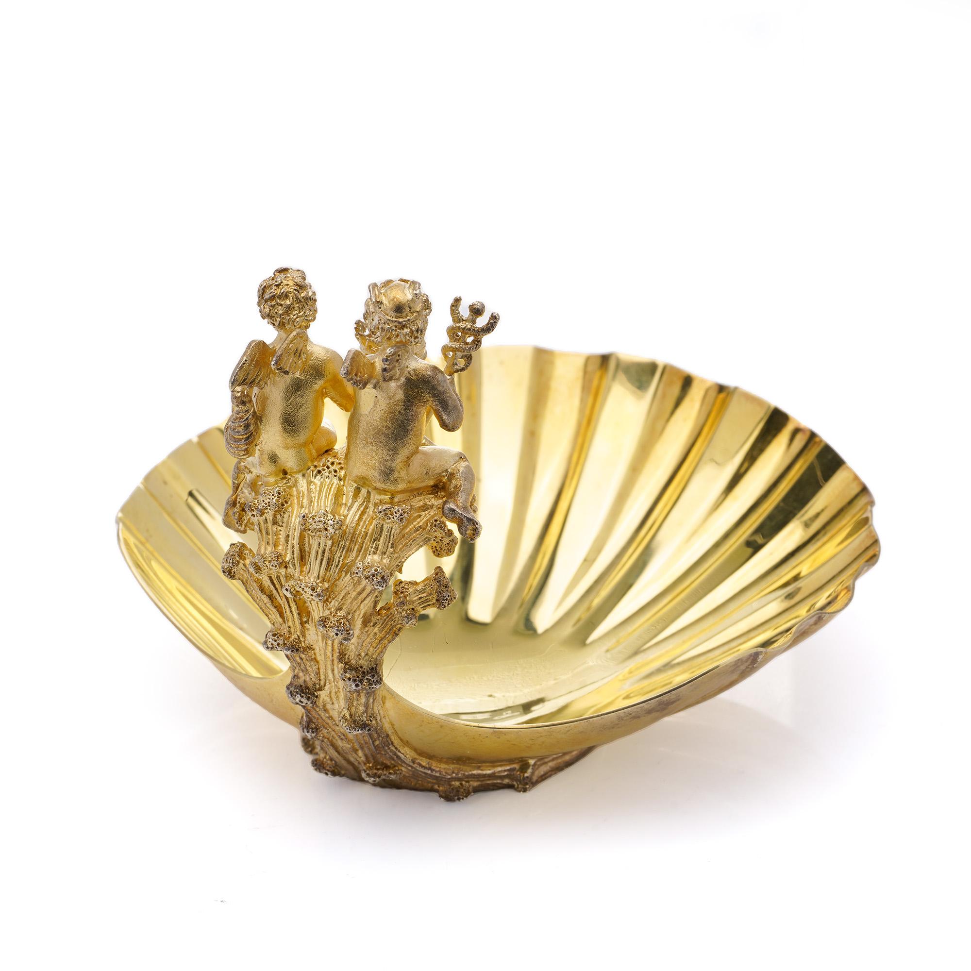 Piatto commemorativo in argento massiccio A. Miller con marchio di Londra 1984 2