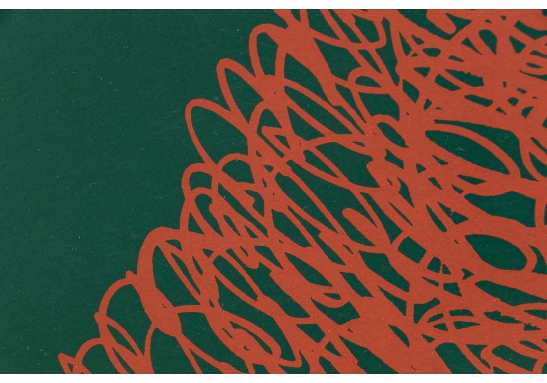 Hector Navarro (Mexico 1937 - ) Limited Edition Abstract Print, Signed (Glas) im Angebot