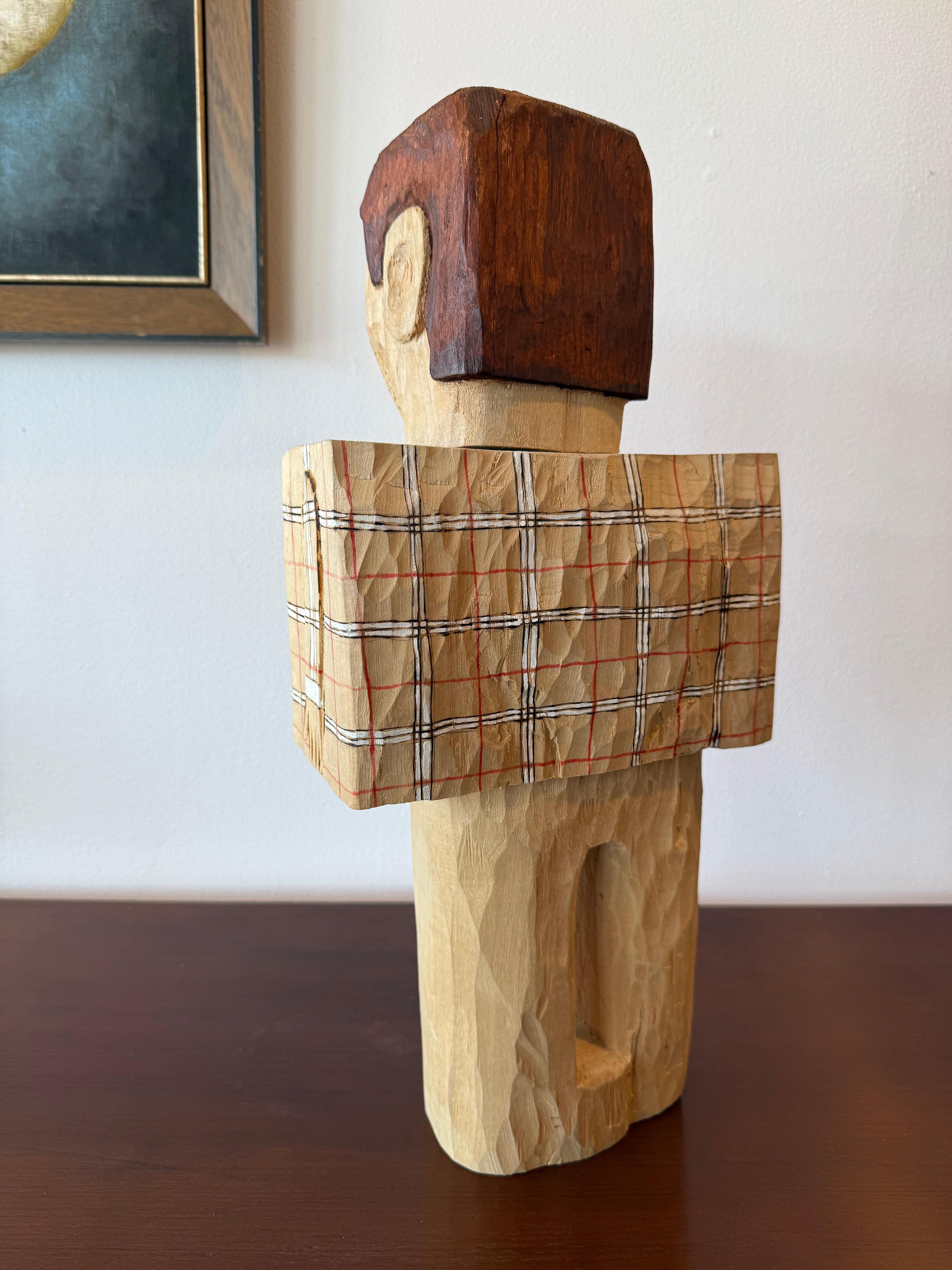 Hector Ruiz Geschnitzte Skulptur 