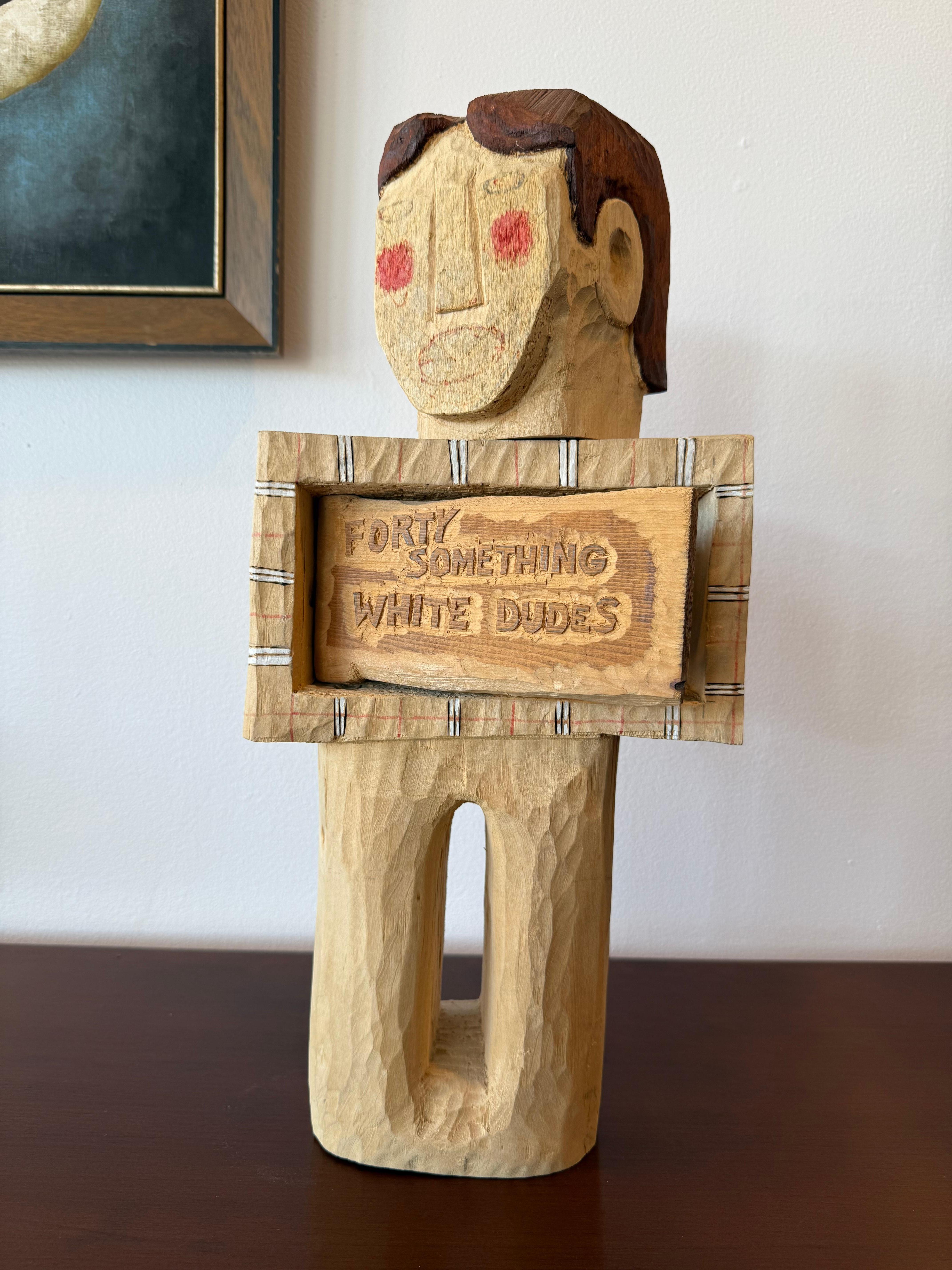 Hector Ruiz Geschnitzte Skulptur 