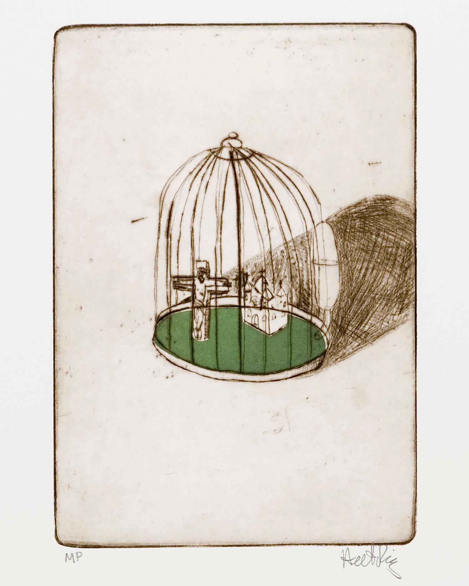 Birdcage 4 - Print by Hector Ruiz