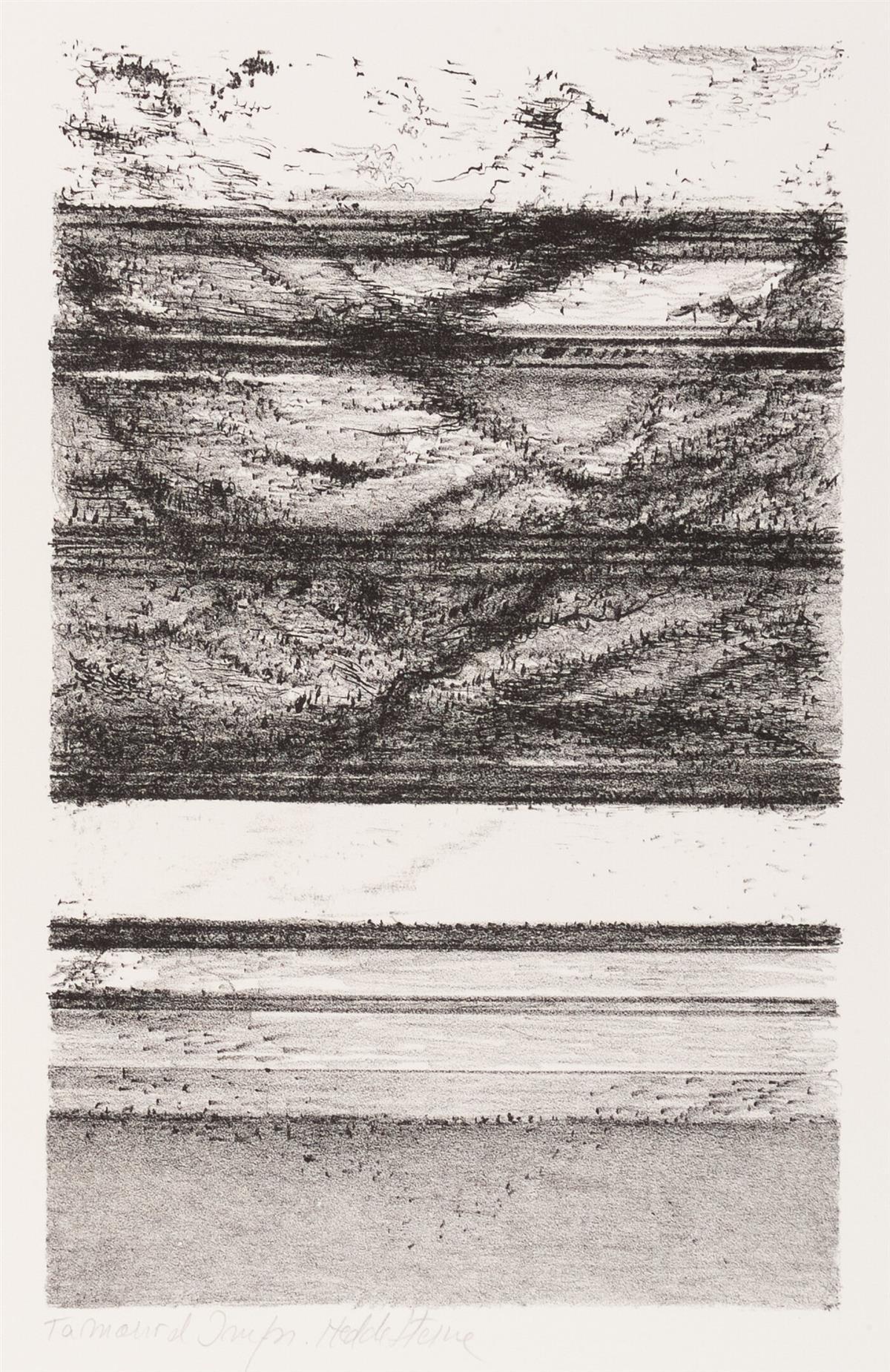 Untitled (The Vertical Horizontals I, II, IV and V - Print by Hedda Sterne