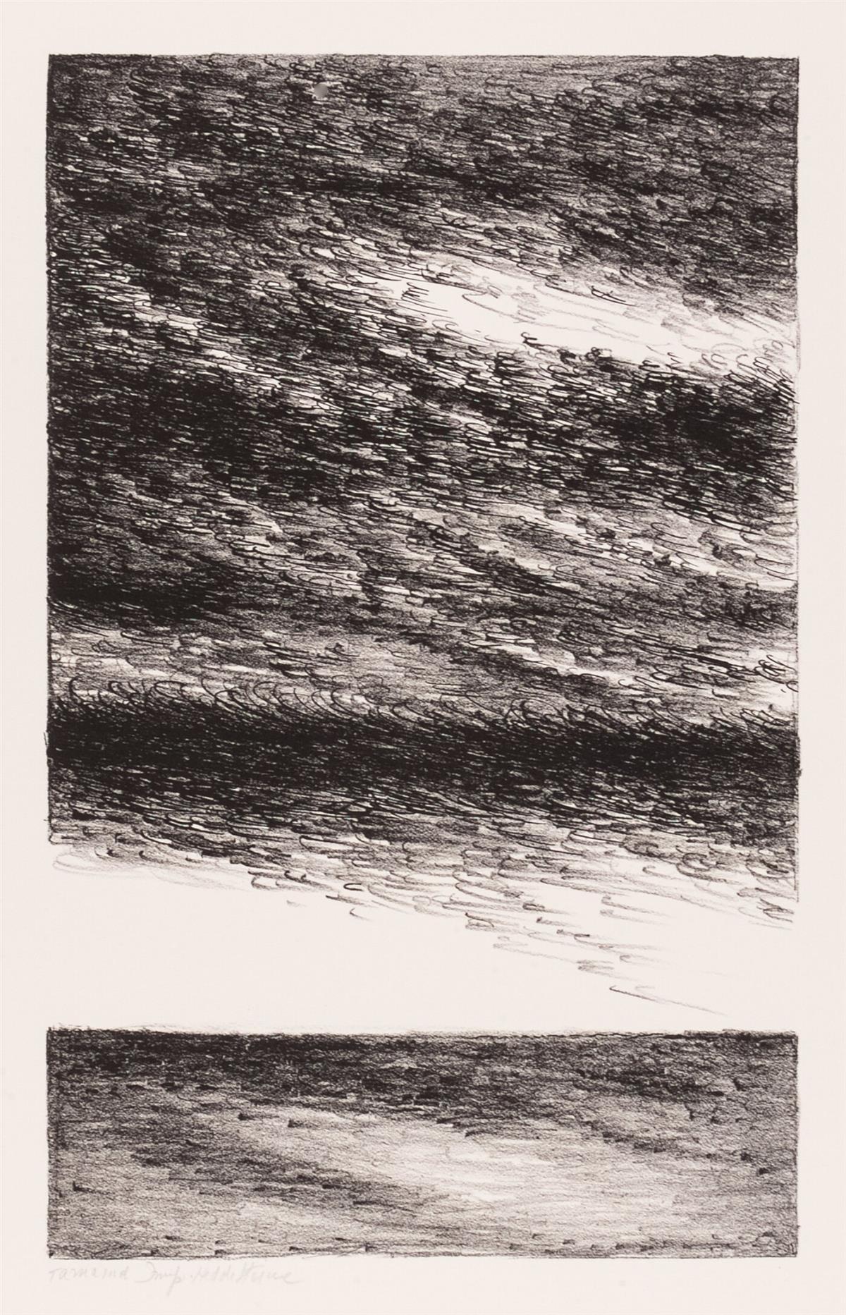 Hedda Sterne Abstract Print - Untitled (The Vertical Horizontals I, II, IV and V
