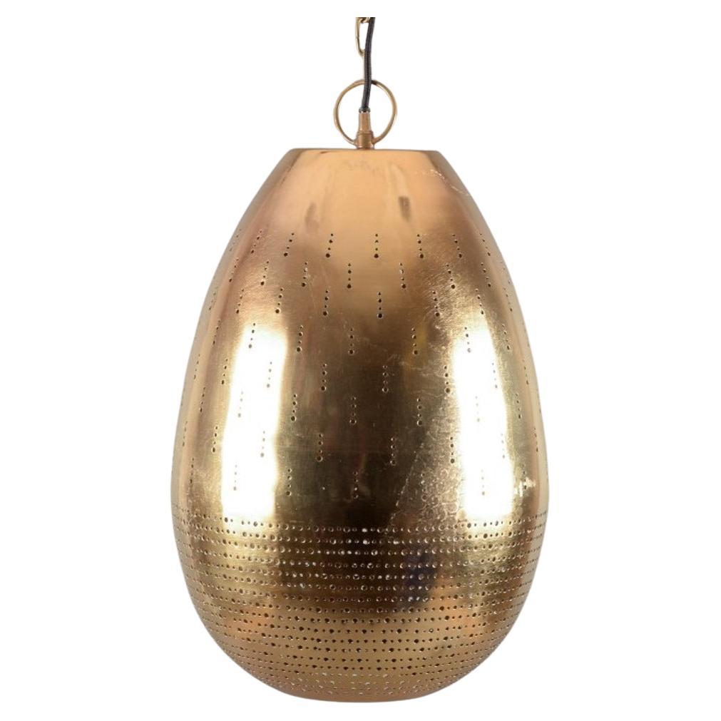 Hedemann, Denmark. Large ceiling lamp in brass. 21st C. For Sale