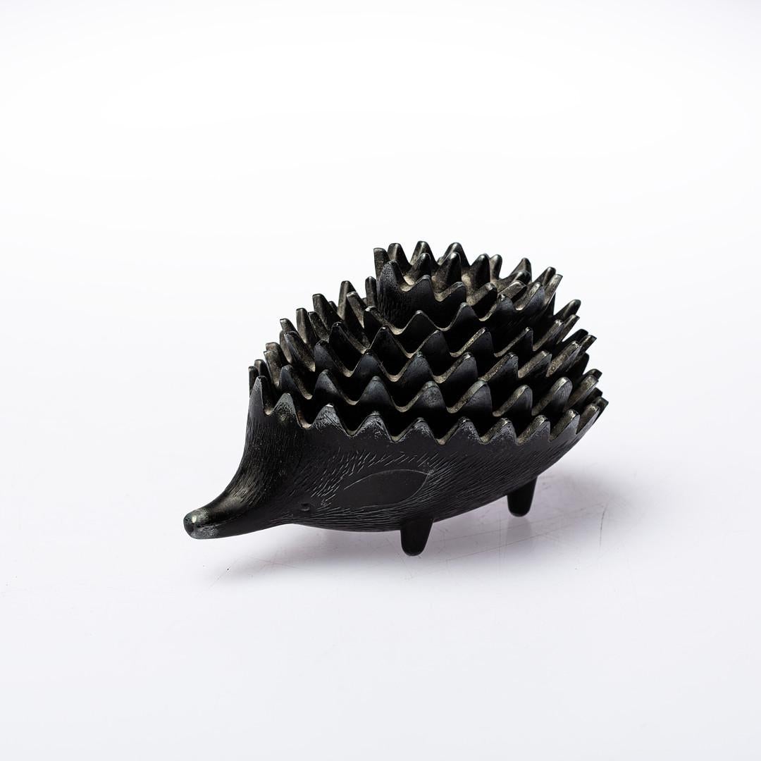 hedgehog ashtray set