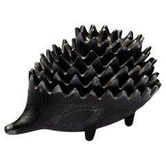 Hedgehog Ashtray Sculpture by Walter Bosse for Hertha Baller