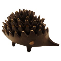 Hedgehog Ashtray Sculpture by Walter Bosse for Hertha Baller