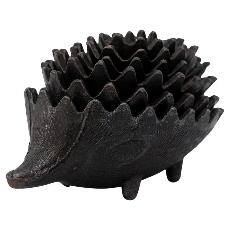 Aluminium Hedgehog Ashtray, greece, circa Around 1960s