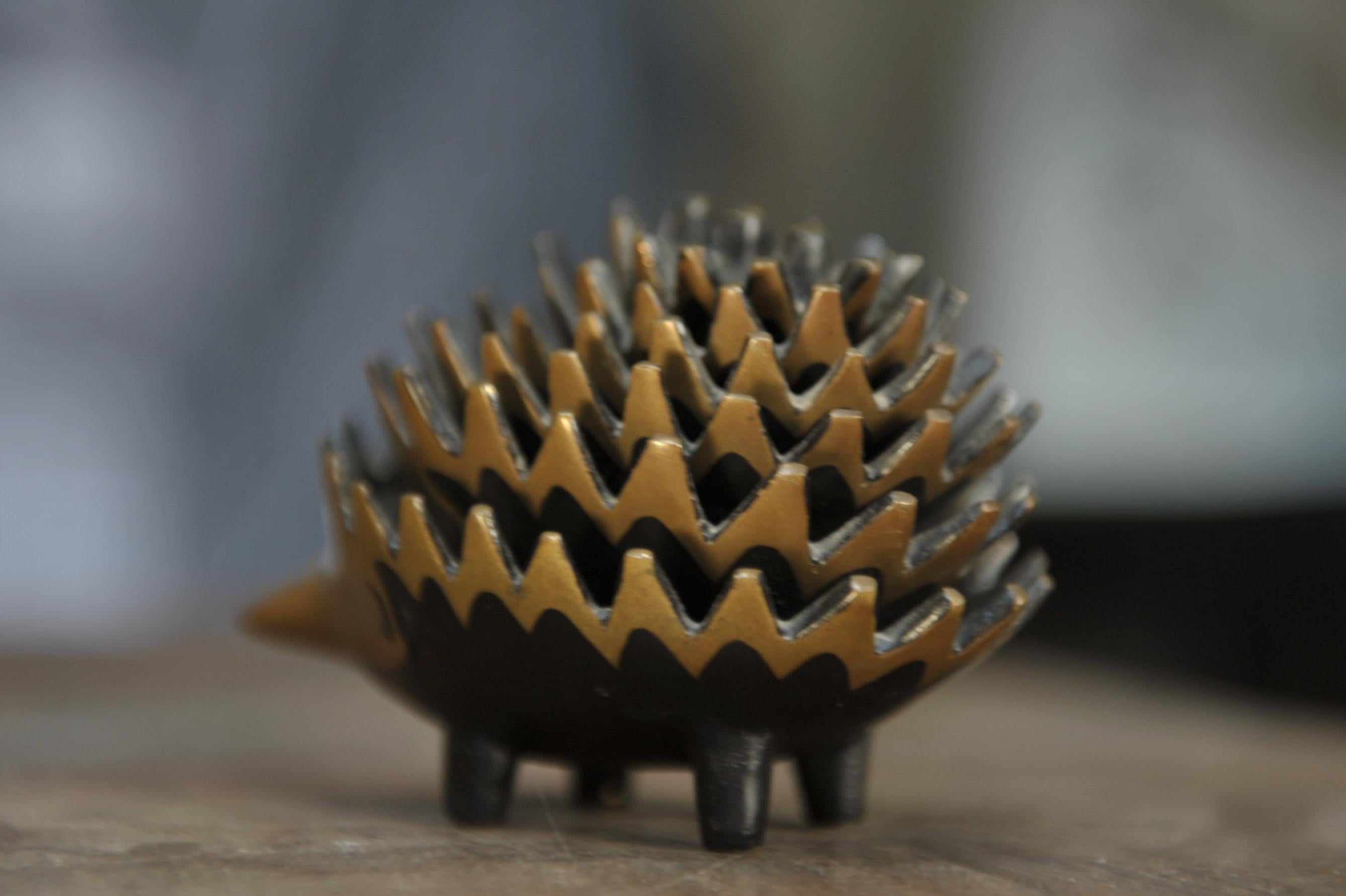 porcupine ashtray