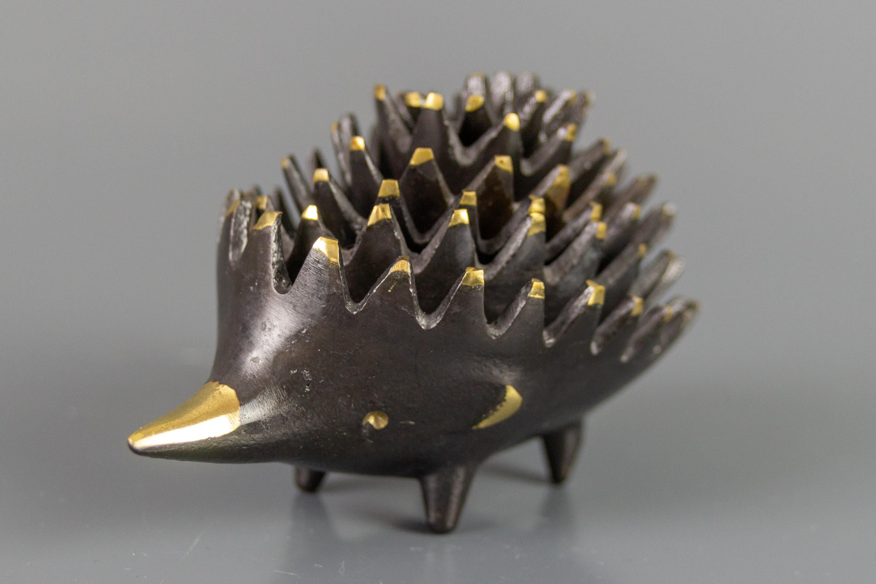 20th Century Hedgehog Sculpture Stackable Ashtrays, 1950s