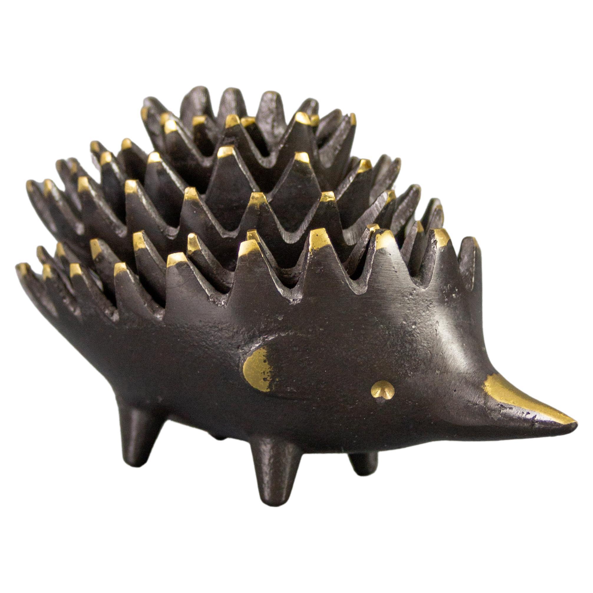 Hedgehog Sculpture Stackable Ashtrays, 1950s