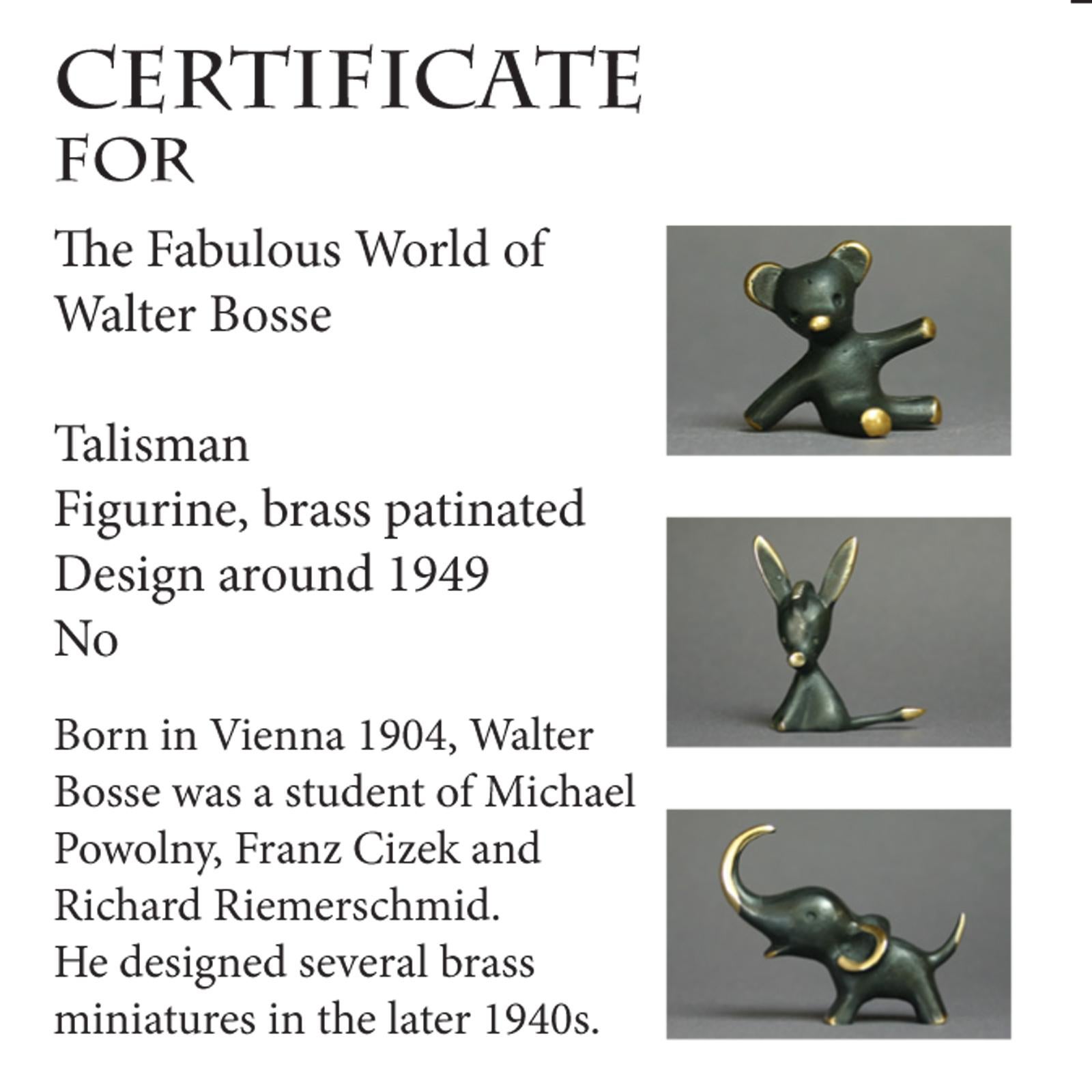 Erizo Walter Bosse estatuillas latón patinado nuevo Viena Austria en Nuevo Estado en Vienna, AT