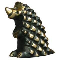 Hedgehog Walter Bosse figurines brass patinated new Vienna Austria