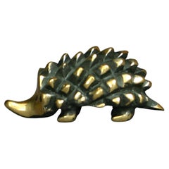 Hedgehog Walter Bosse figurines brass patinated new Vienna Austria