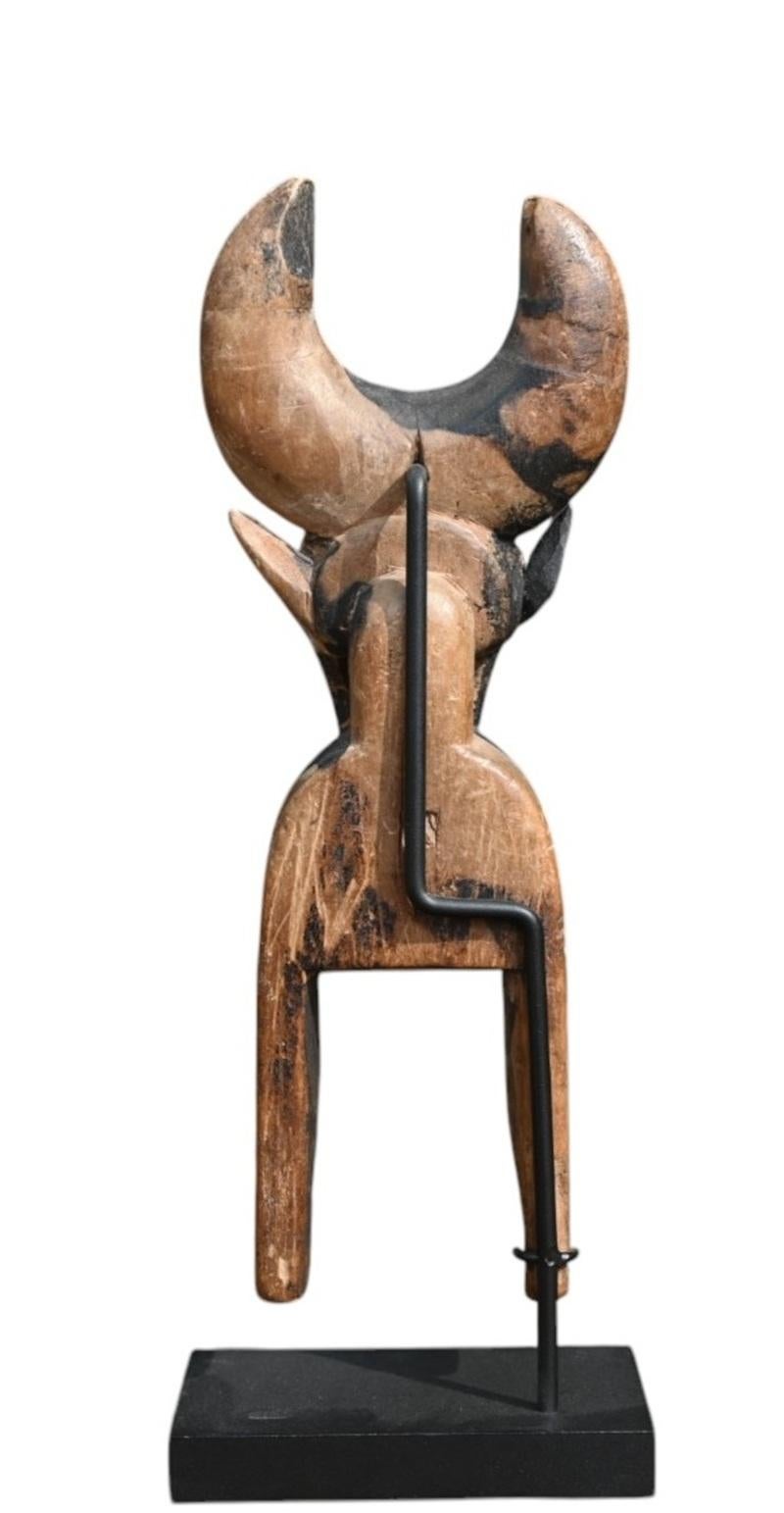 Hedle Pulley vom Stamm der Baoulé / Baule Tribe, Elfenbeinküste im Zustand „Gut“ im Angebot in Bilzen, BE