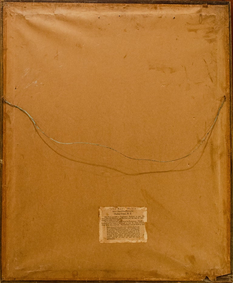 Etching of John Knox's House Hedley Fitton RA For Sale at 1stDibs