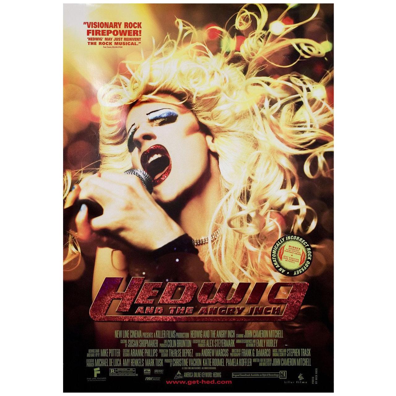 Hedwig and the Angry Inch 2001 U.S. One Sheet Film Poster