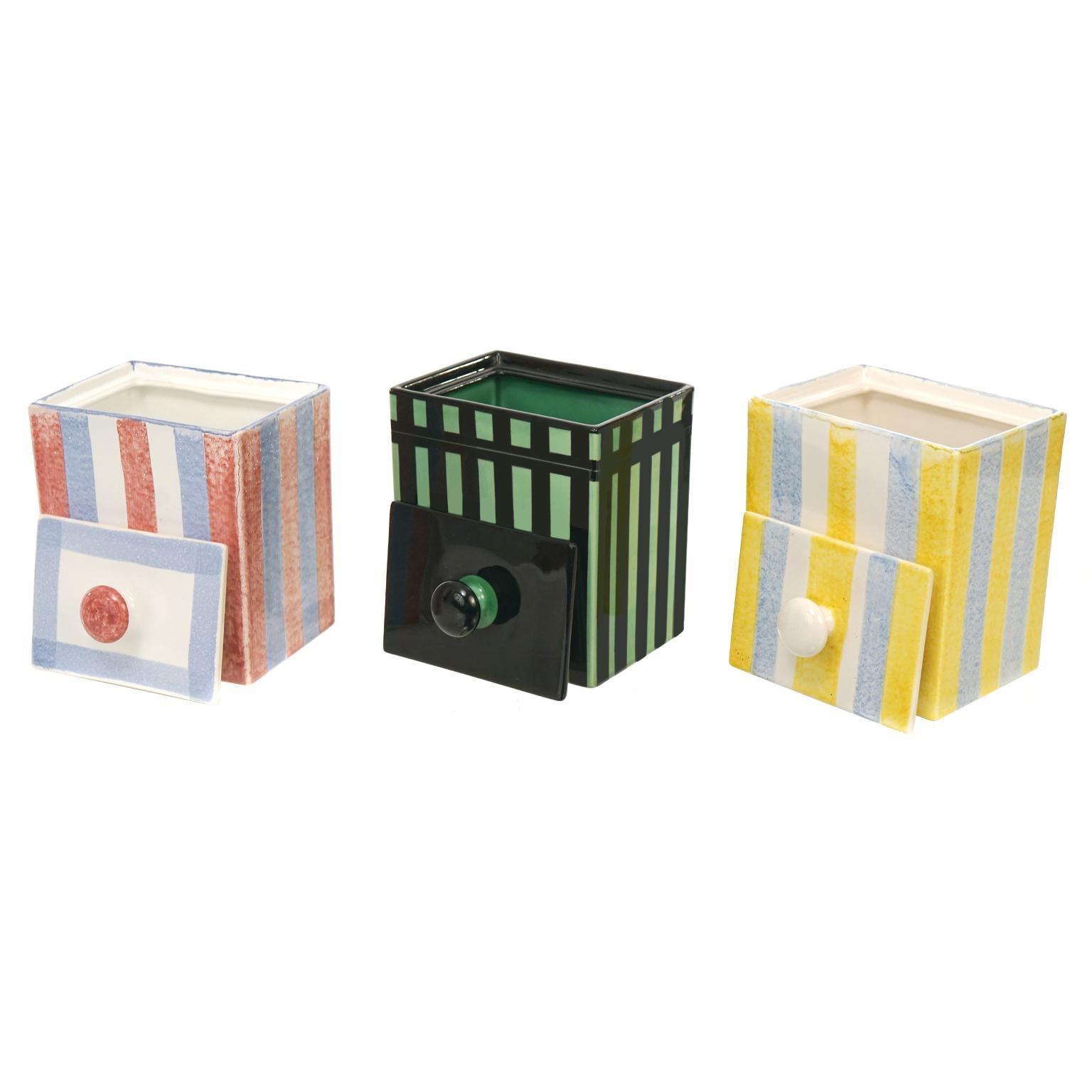 Post-Modern Hedwig Bollhagen Biscuit Box Group of Three For Sale