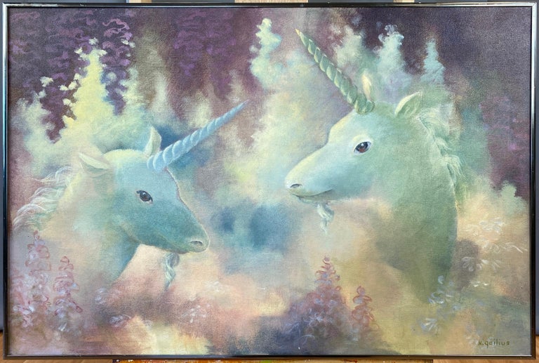 Hedwig Gailius The Stuff Of Dreams Unicorn Fantasy Oil Painting