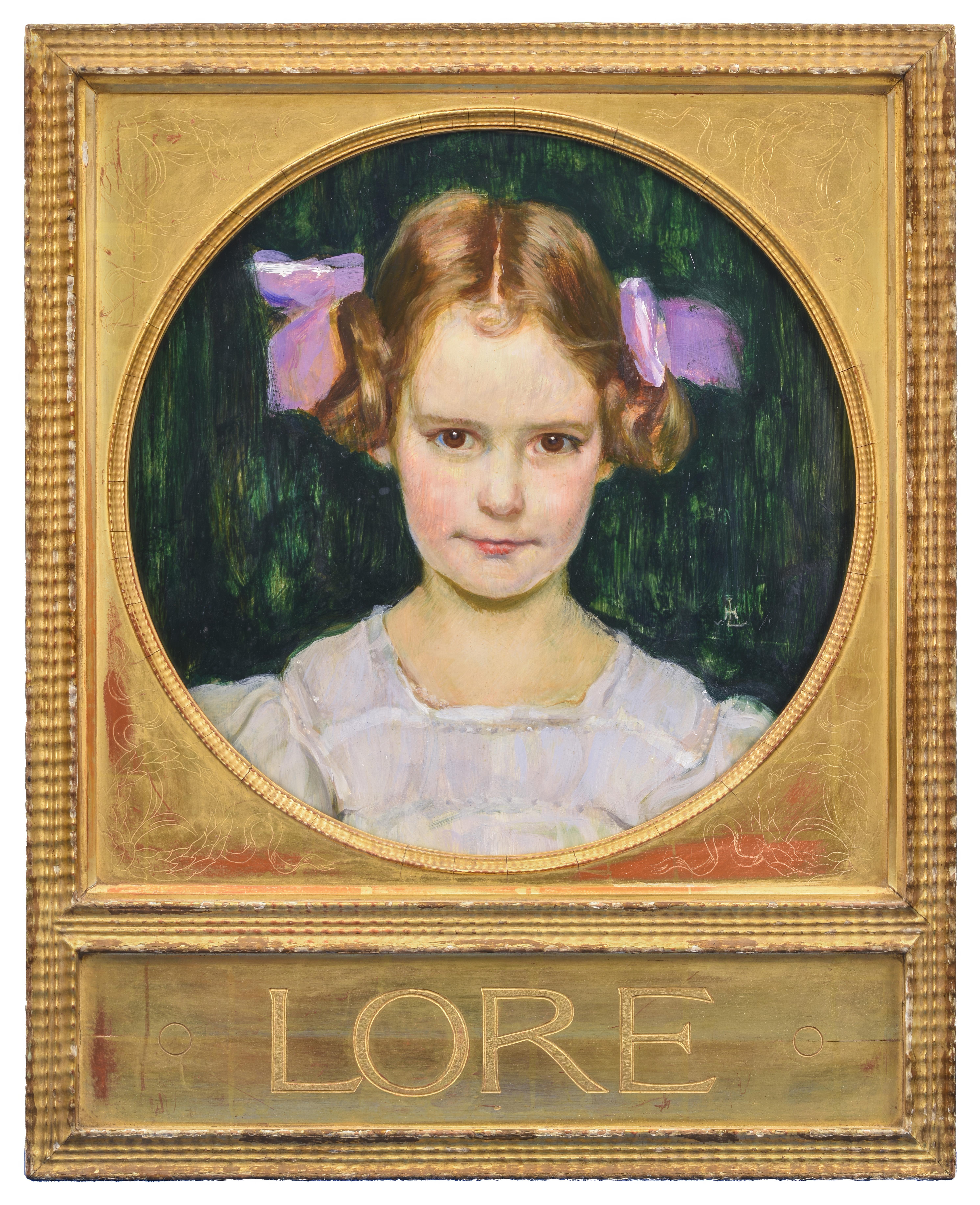 Portrait Painting Hedwig von Laurens - Portrait de Lore Lahusen