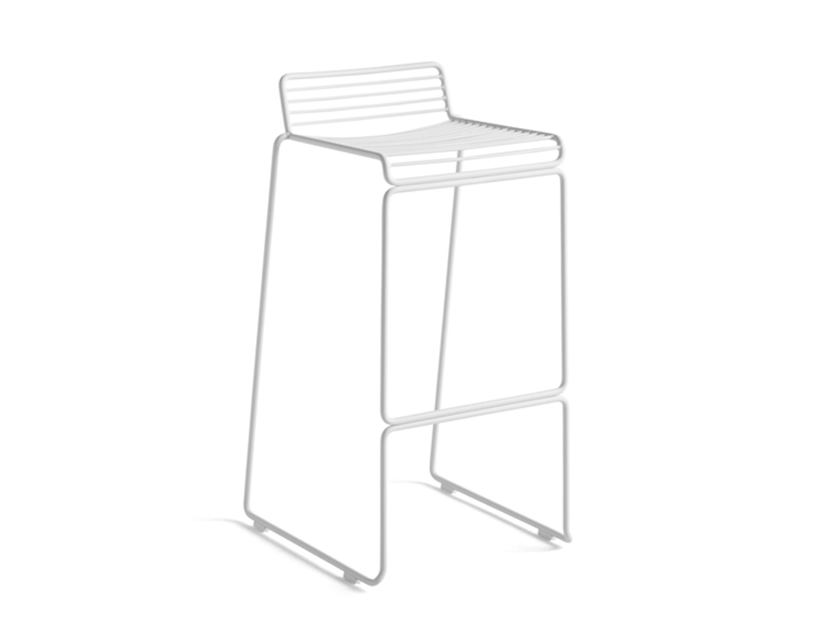 Taburete alto de bar Hee - Blanco ,  por Hee Welling para Hay Escandinavo moderno en venta