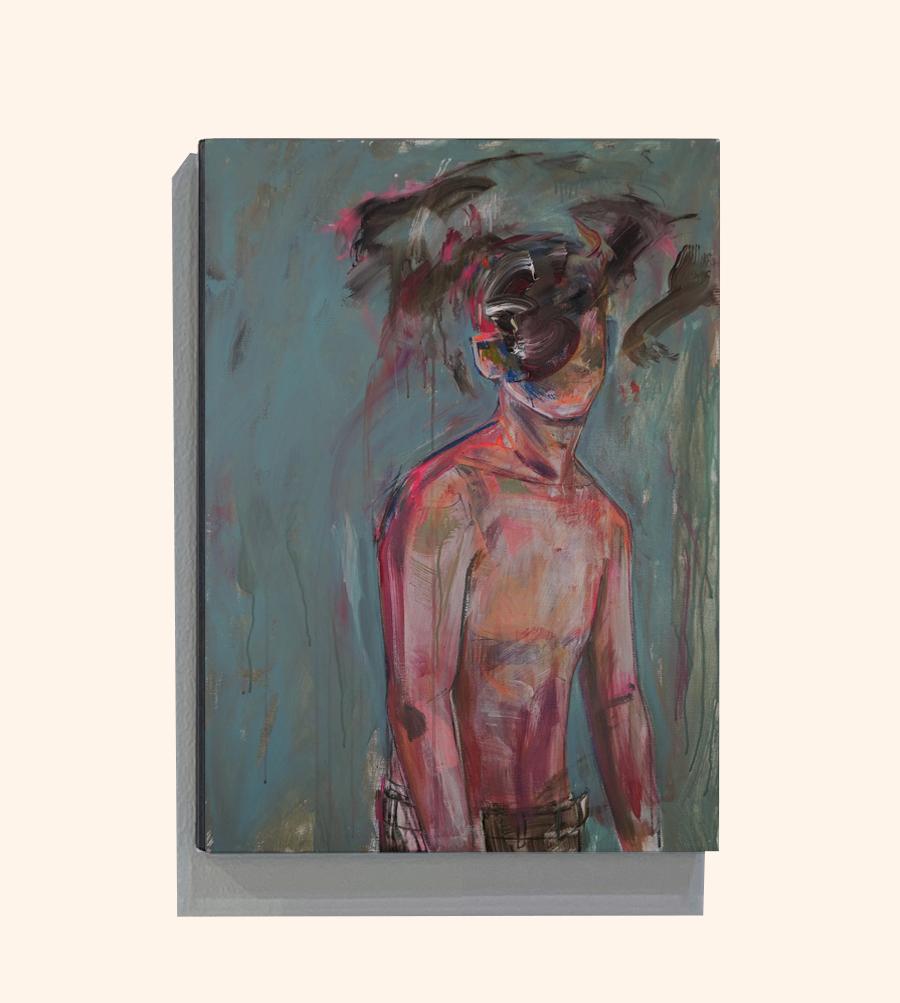 Fortschritte in der Leere [ordinare Person 88] – Painting von Hee Jin Ahn 안희진