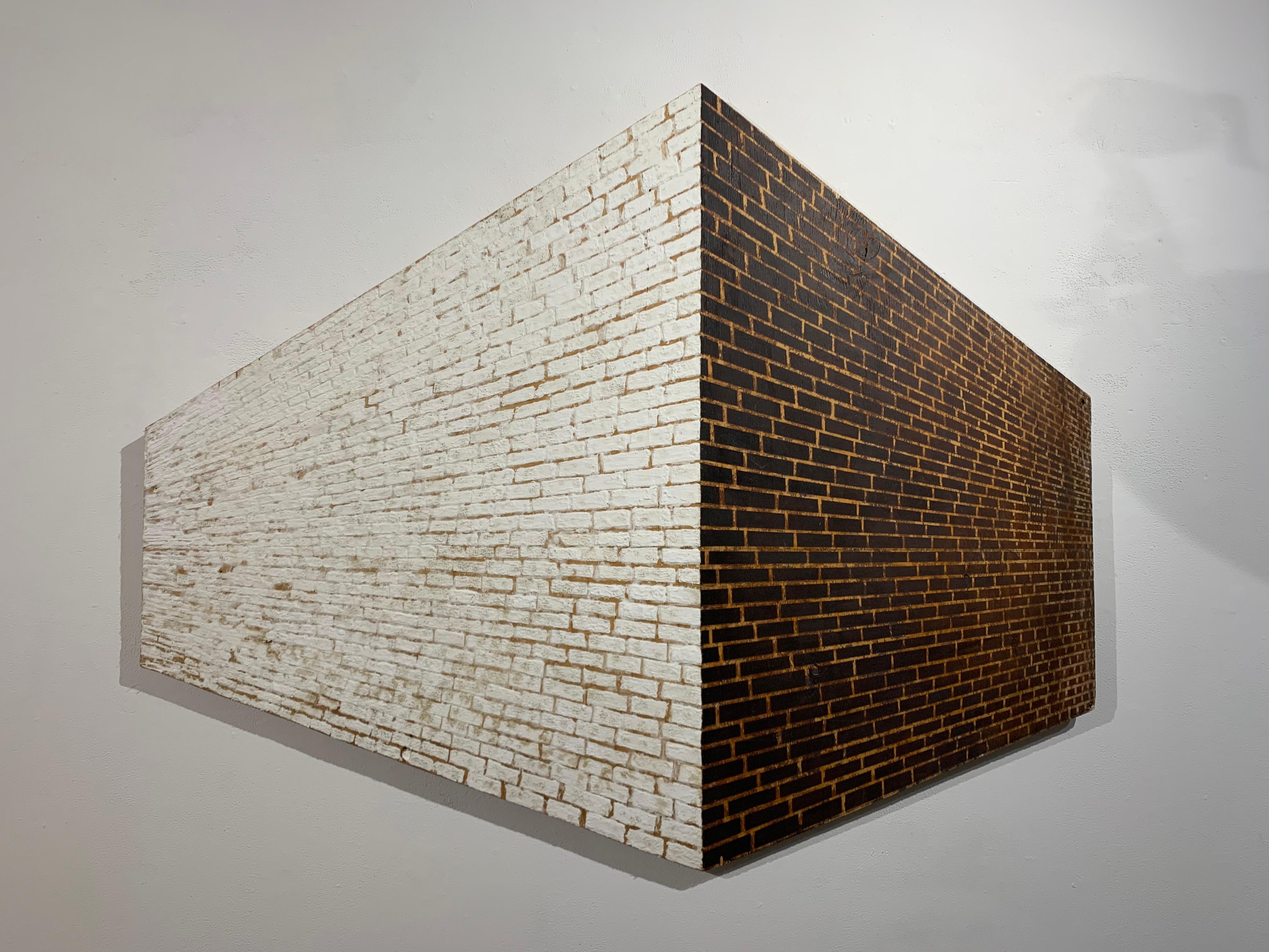 Brick Wall II - Painting by Heejung Cho