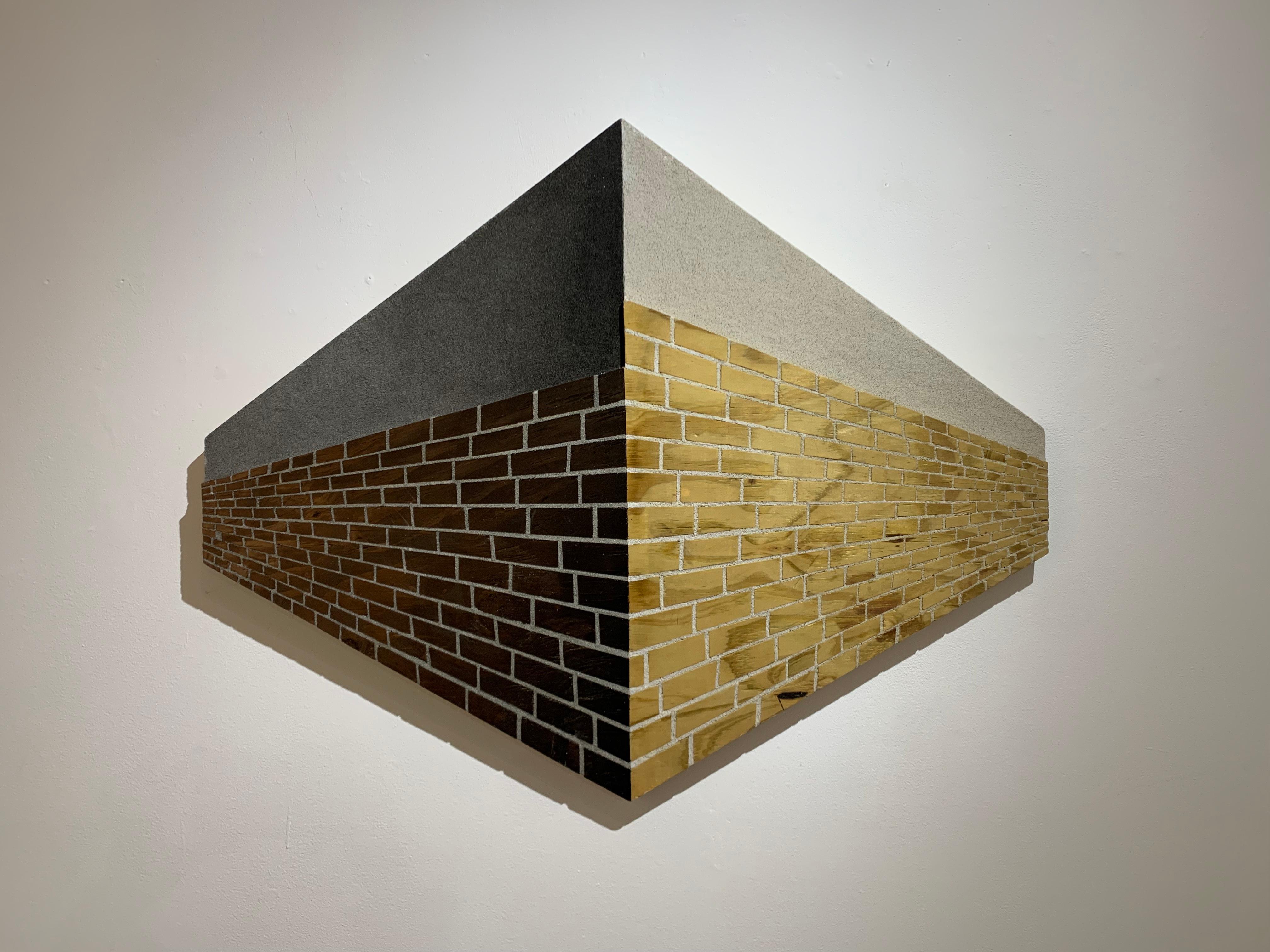 Brick Wall III - Painting by Heejung Cho