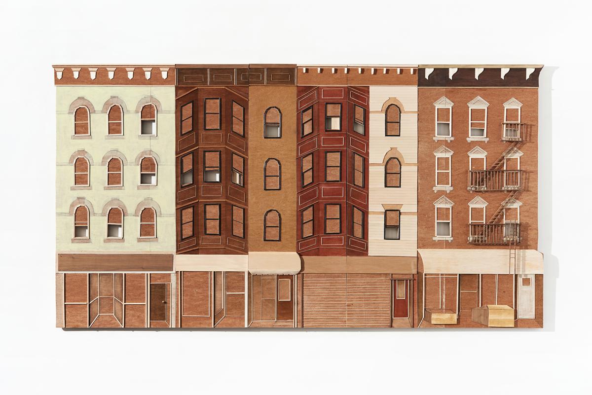 Landscape Painting di Heejung Cho - Edifici di Brooklyn