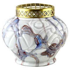 Jarrón Heemskerk Scailmont 'Pique Fleurs' con Rejilla, Finales de los años 30