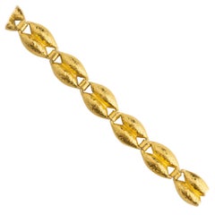 Hefty Pulsera 'Fancy Link' de oro amarillo de 22 quilates