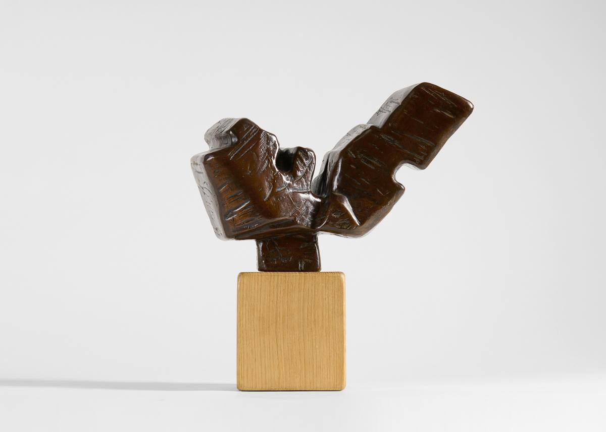 XXI secolo e contemporaneo Hega XI, scultura astratta in bronzo di Zigor, Kepa Akixo, Pays Basque, 2014 in vendita