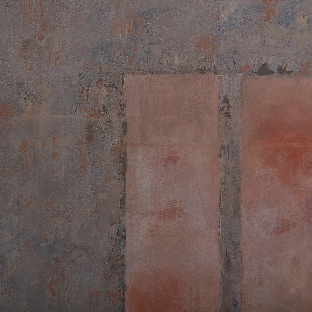 ‘Hégire Viii’ Monumental Abstract Painting by Marjolaine Degremont, 1986 For Sale 4