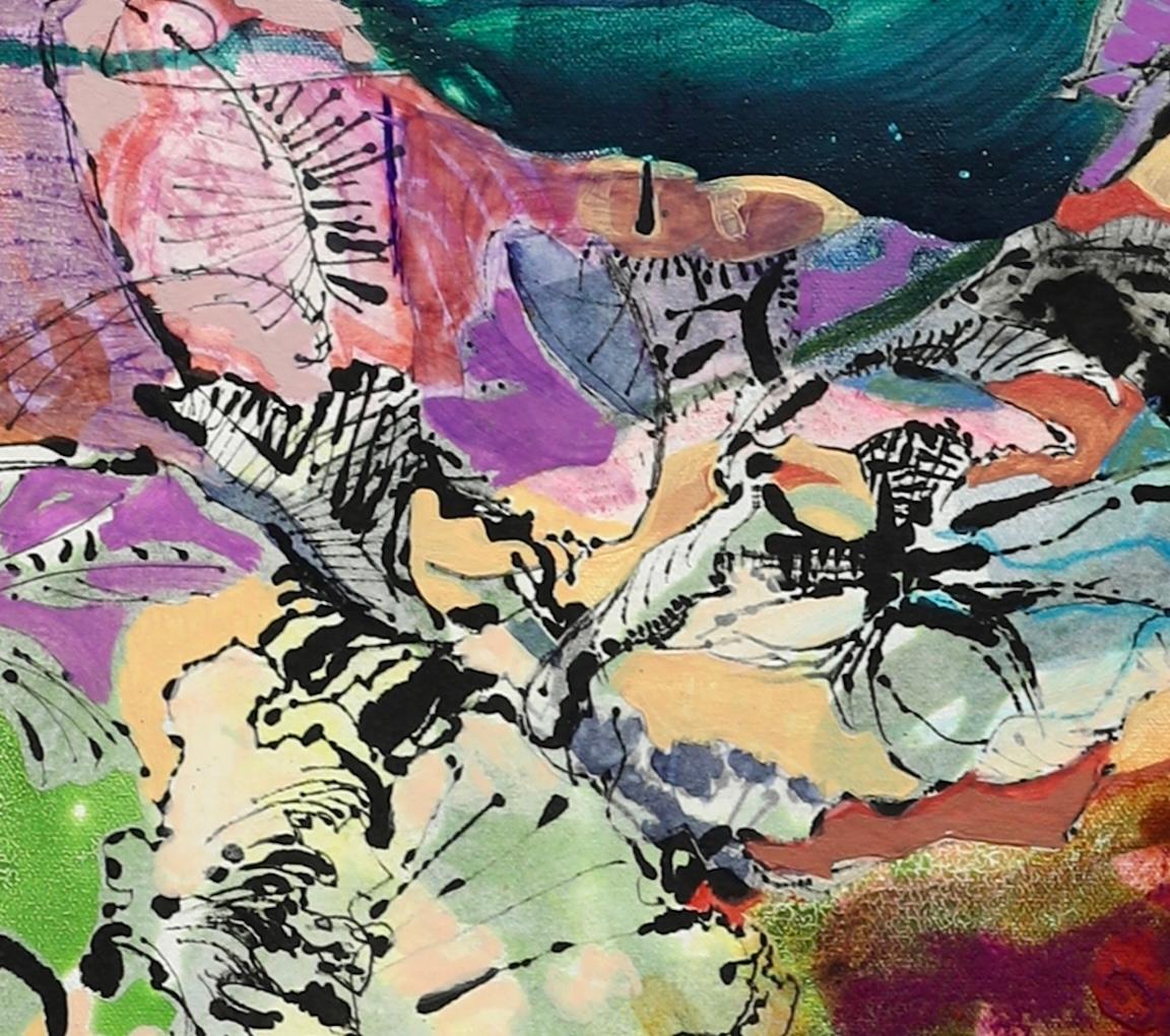 Protist - Contemporary Painting by Heide Follin