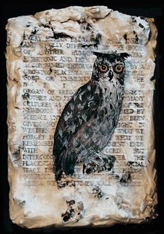Assemblage in century old excavated book: 'In Between''
