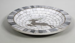 Heide Mosaic Vide Poche Dish, Marble, Mid-Century Modern, 1940s