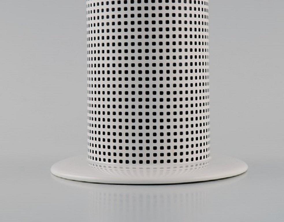 Heide Warlamis für Wiener Kollektion, Porzellan-Deckelglas, Österreich, 1980er Jahre (Moderne) im Angebot