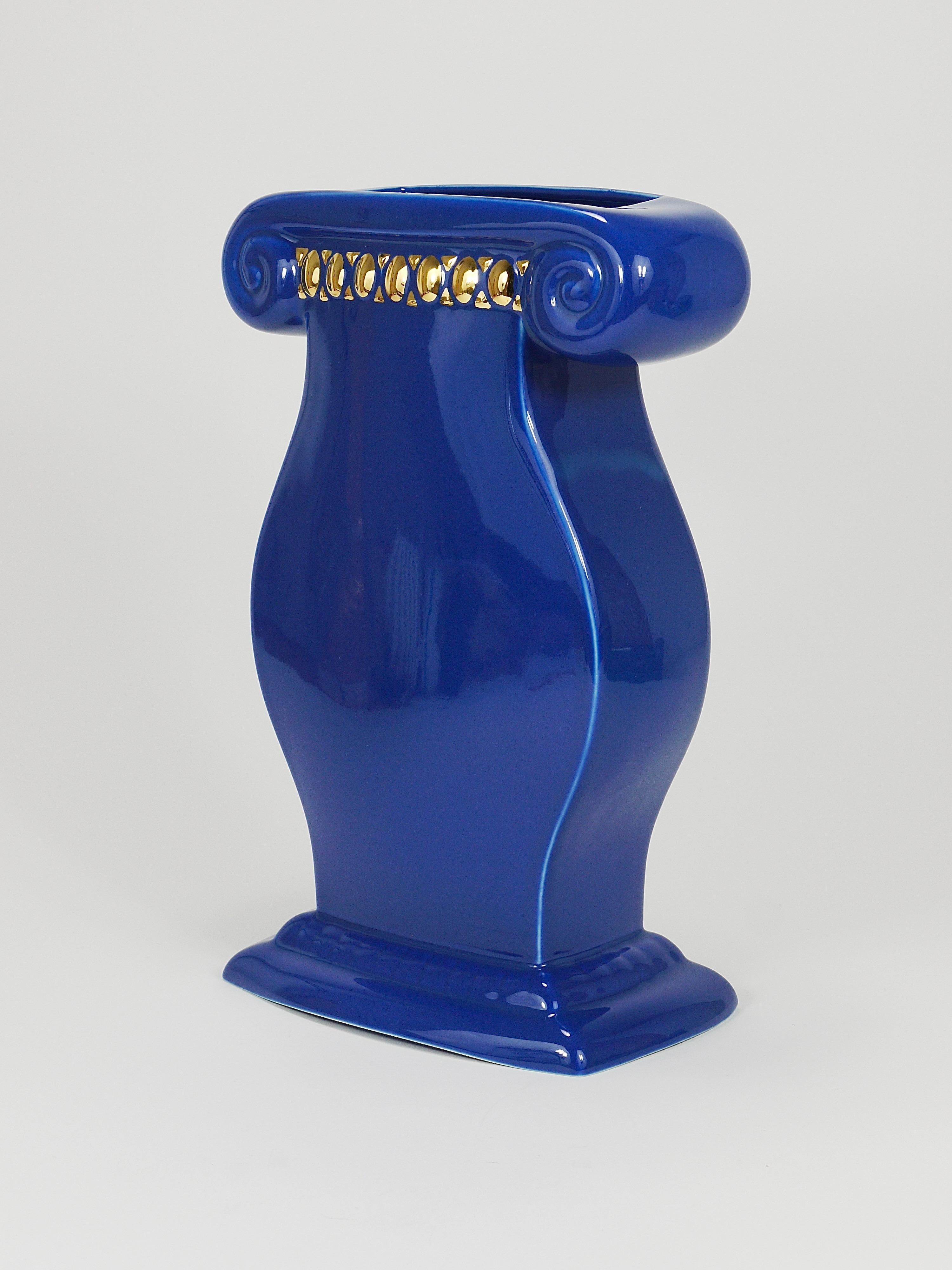 Grand vase postmoderne Memphis Design Heide Warlamis, collection Vienne, années 1980 en vente 2