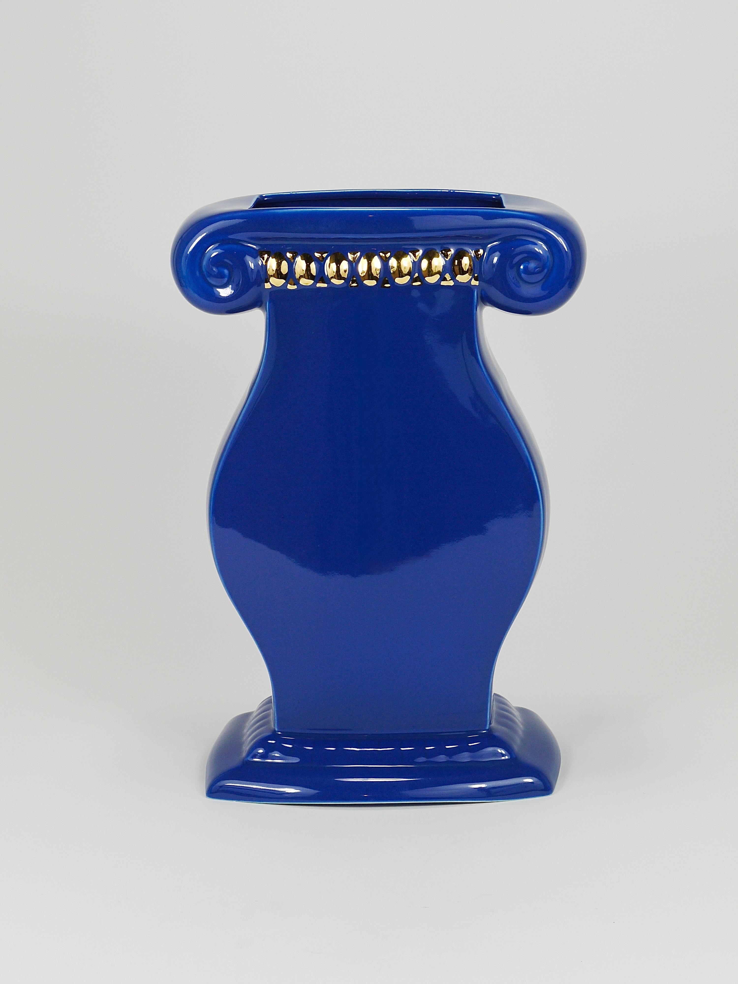 Grand vase postmoderne Memphis Design Heide Warlamis, collection Vienne, années 1980 en vente 4
