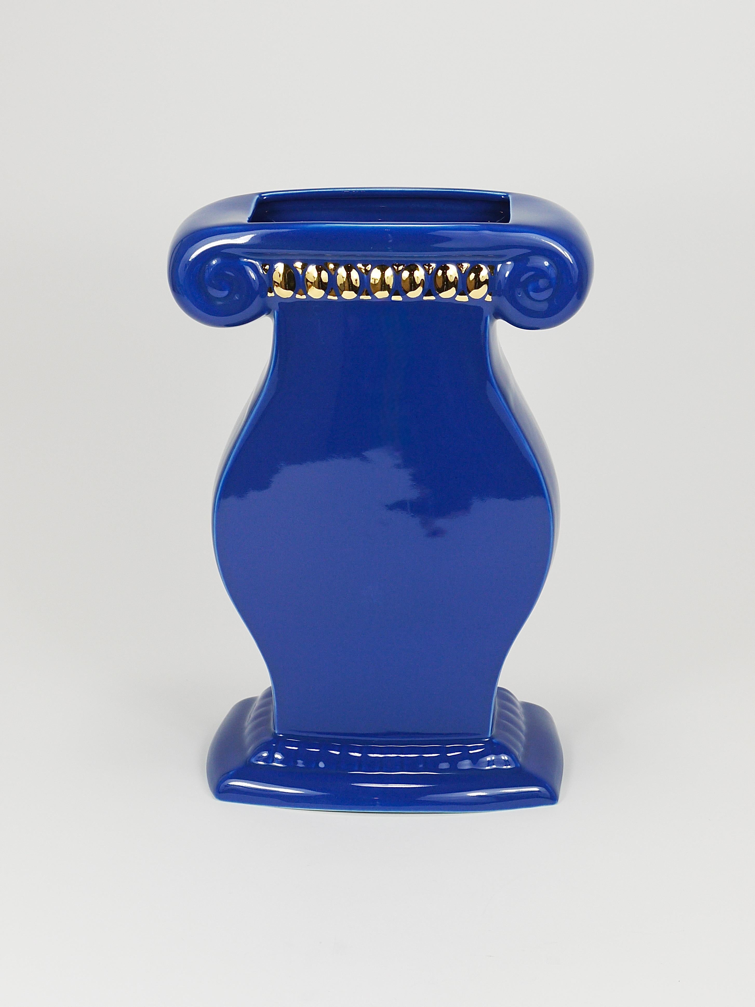 Grand vase postmoderne Memphis Design Heide Warlamis, collection Vienne, années 1980 en vente 5