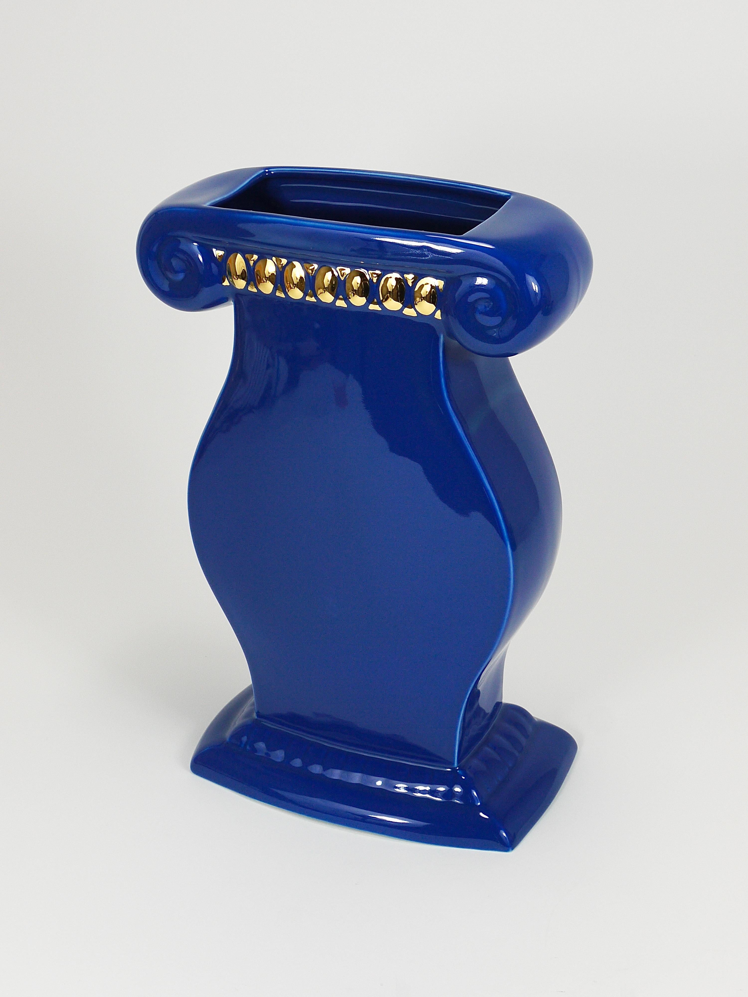 Grand vase postmoderne Memphis Design Heide Warlamis, collection Vienne, années 1980 en vente 6