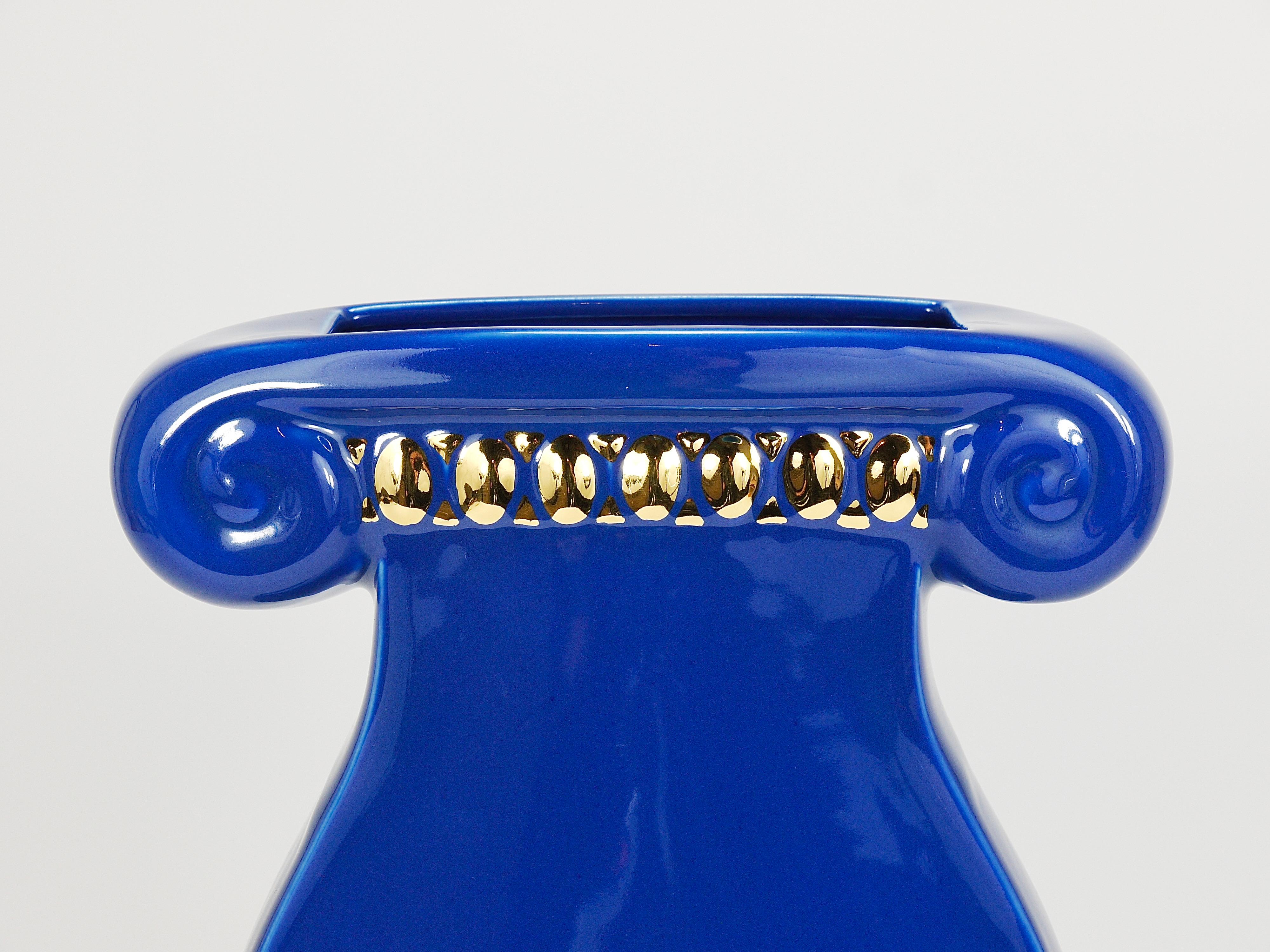 Postmoderne Grand vase postmoderne Memphis Design Heide Warlamis, collection Vienne, années 1980 en vente