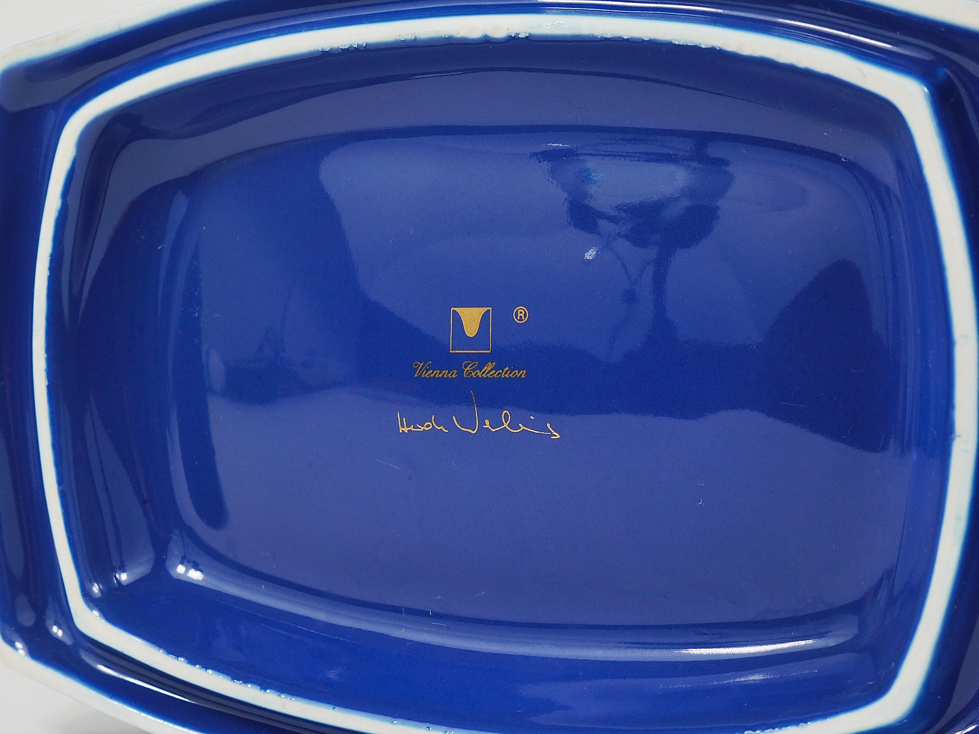 Autrichien Grand vase postmoderne Memphis Design Heide Warlamis, collection Vienne, années 1980 en vente