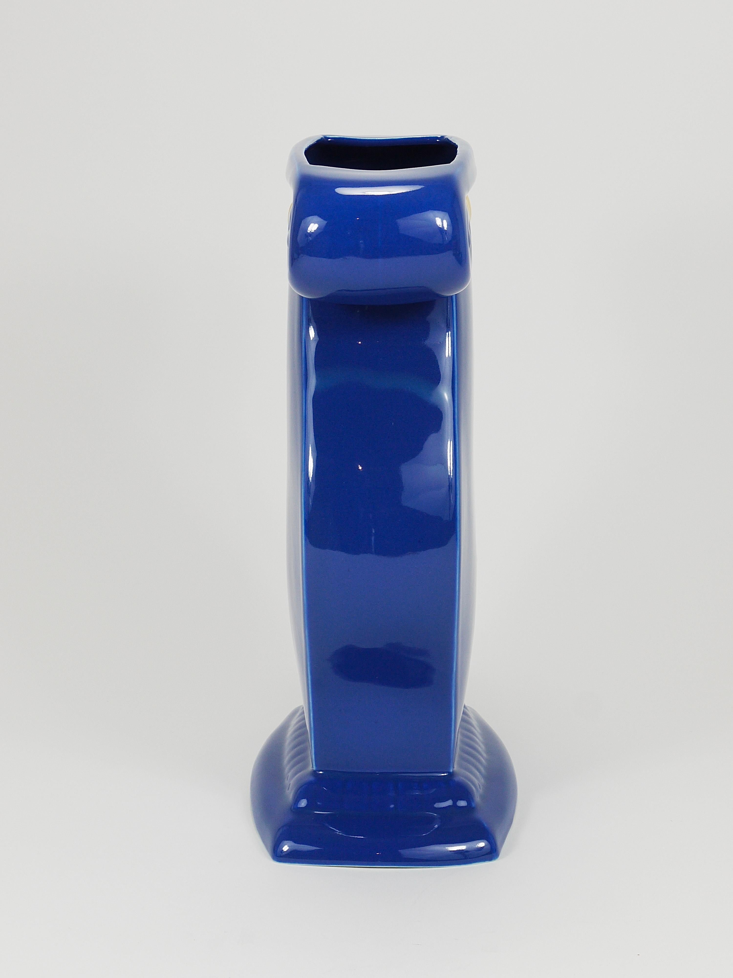 Grand vase postmoderne Memphis Design Heide Warlamis, collection Vienne, années 1980 en vente 1