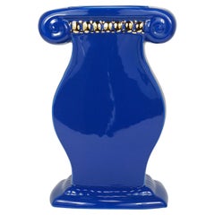 Heide Warlamis Postmoderne große Vase im Memphis-Design, Wiener Kollektion, 1980er Jahre