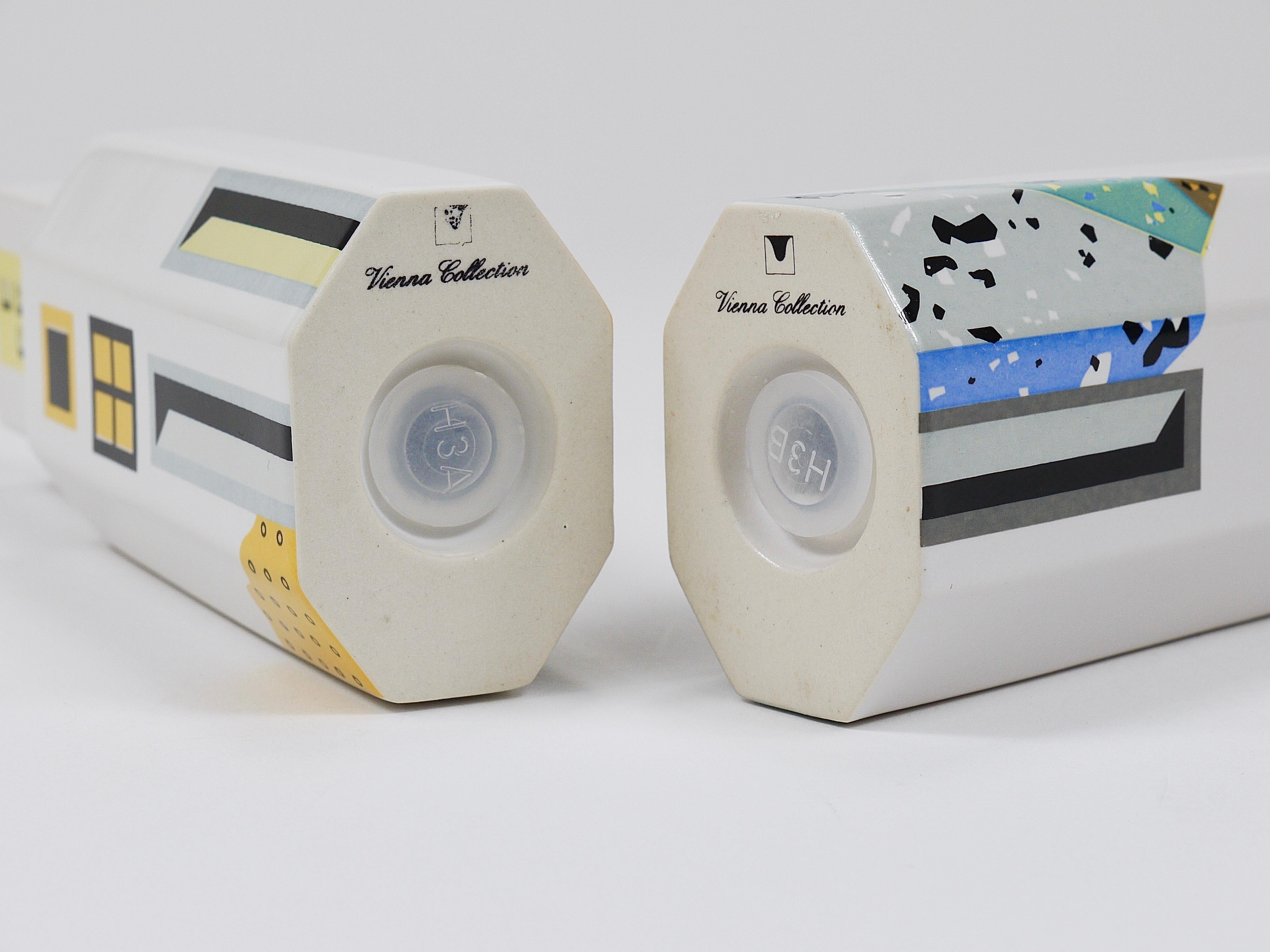 Heide Warlamis Salero Pimentero Rascacielos Postmoderno, Colección Viena 1990 en venta 4